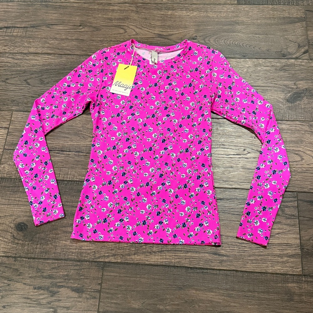 NEW🌸 Maaji Floral Rash Guard $110